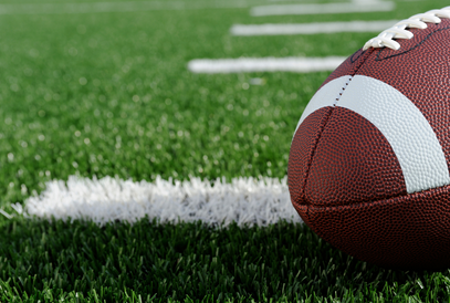  football on field